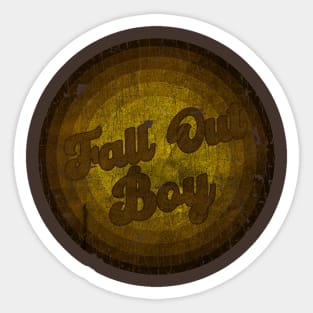 Vintage Style -Fall Out Boy Sticker